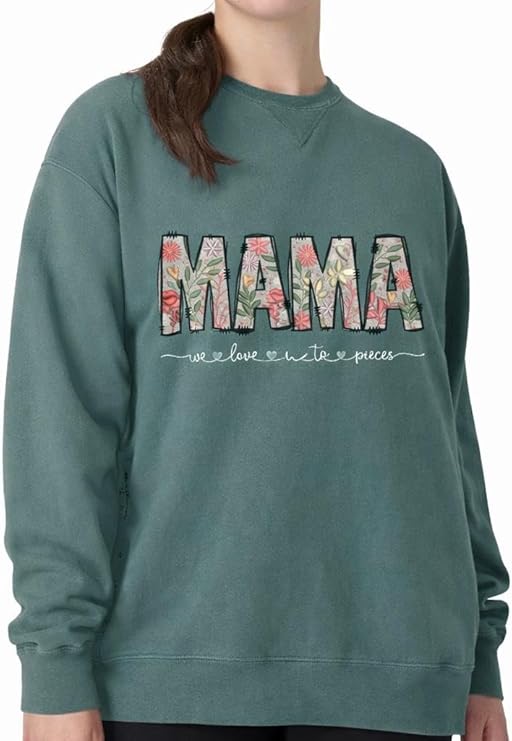 Women’s Casual Sweatshirt - Soft Cotton Blend Crewneck Pullover - Relaxed Fit & Comfortable - Ideal for Everyday Wear - Image 3