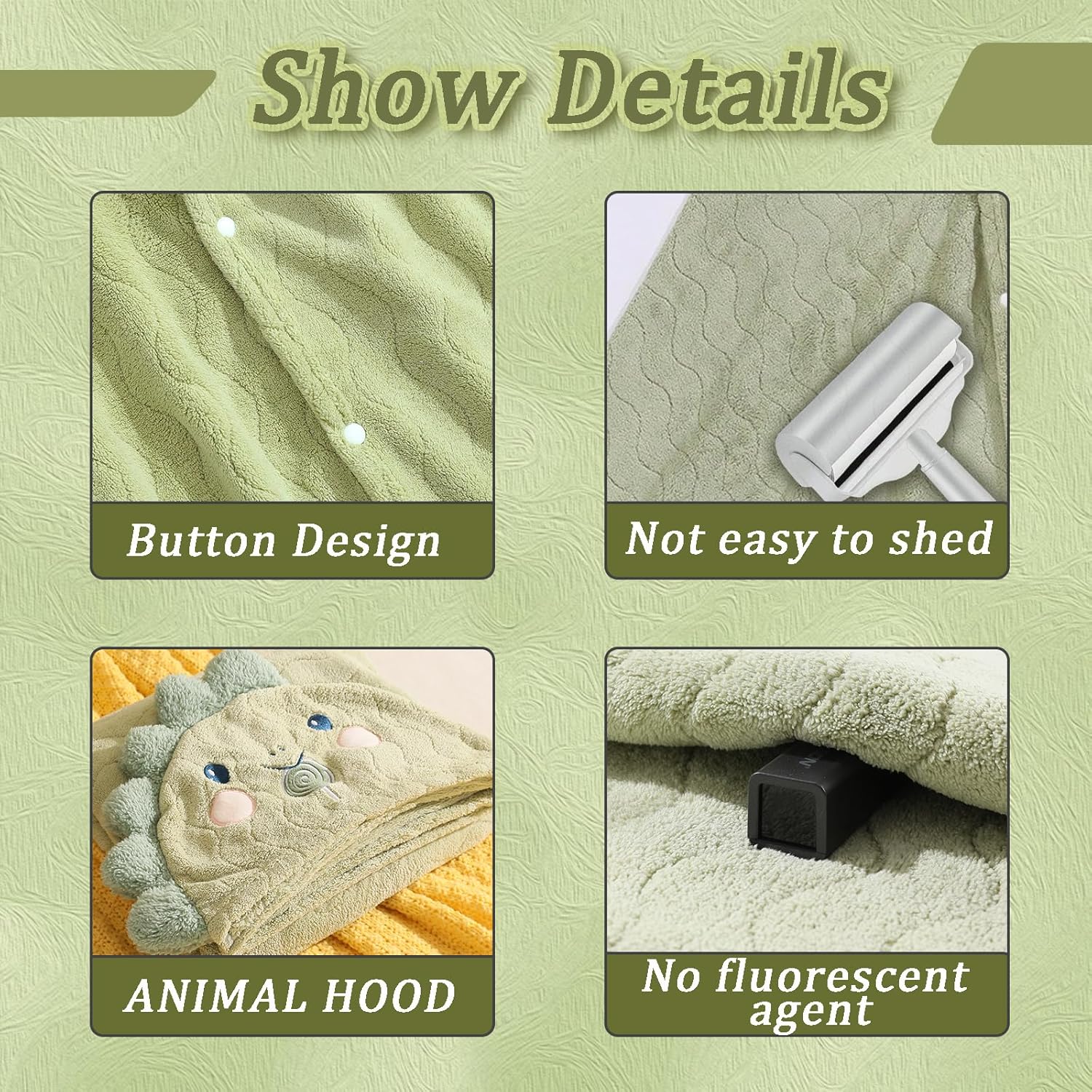 Toddler Hooded Bath Towel 27.5"X55" Unisex Baby Bath Towels Ultra Absorbent beautiful gift for toddler, babies, infants &new born - Image 11