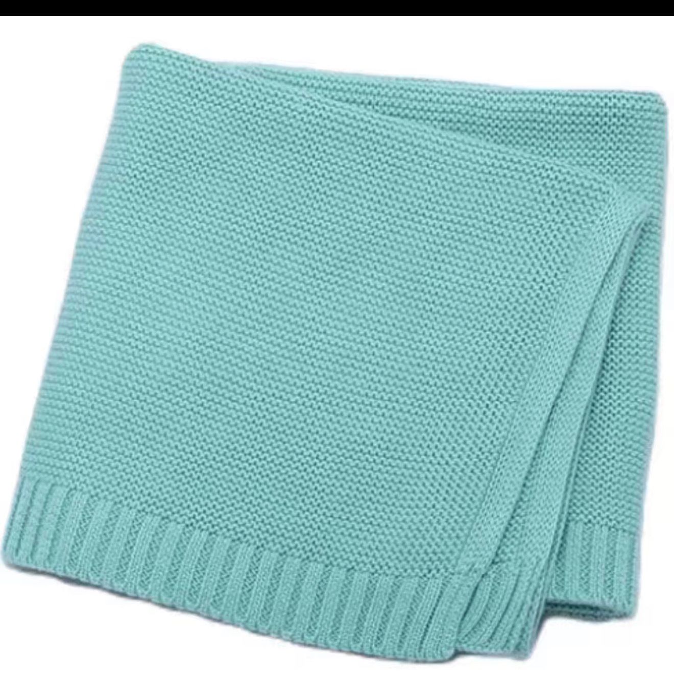 Ribbed-Knit Cotton Baby Blanket – Lightweight, Soft & Breathable Weave, Perfect for Newborns, Infants, and Nursery Comfort 100x80 Cm - Image 8