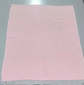 Ribbed-Knit Cotton Baby Blanket – Lightweight, Soft & Breathable Weave, Perfect for Newborns, Infants, and Nursery Comfort 100x80 Cm - Image 7