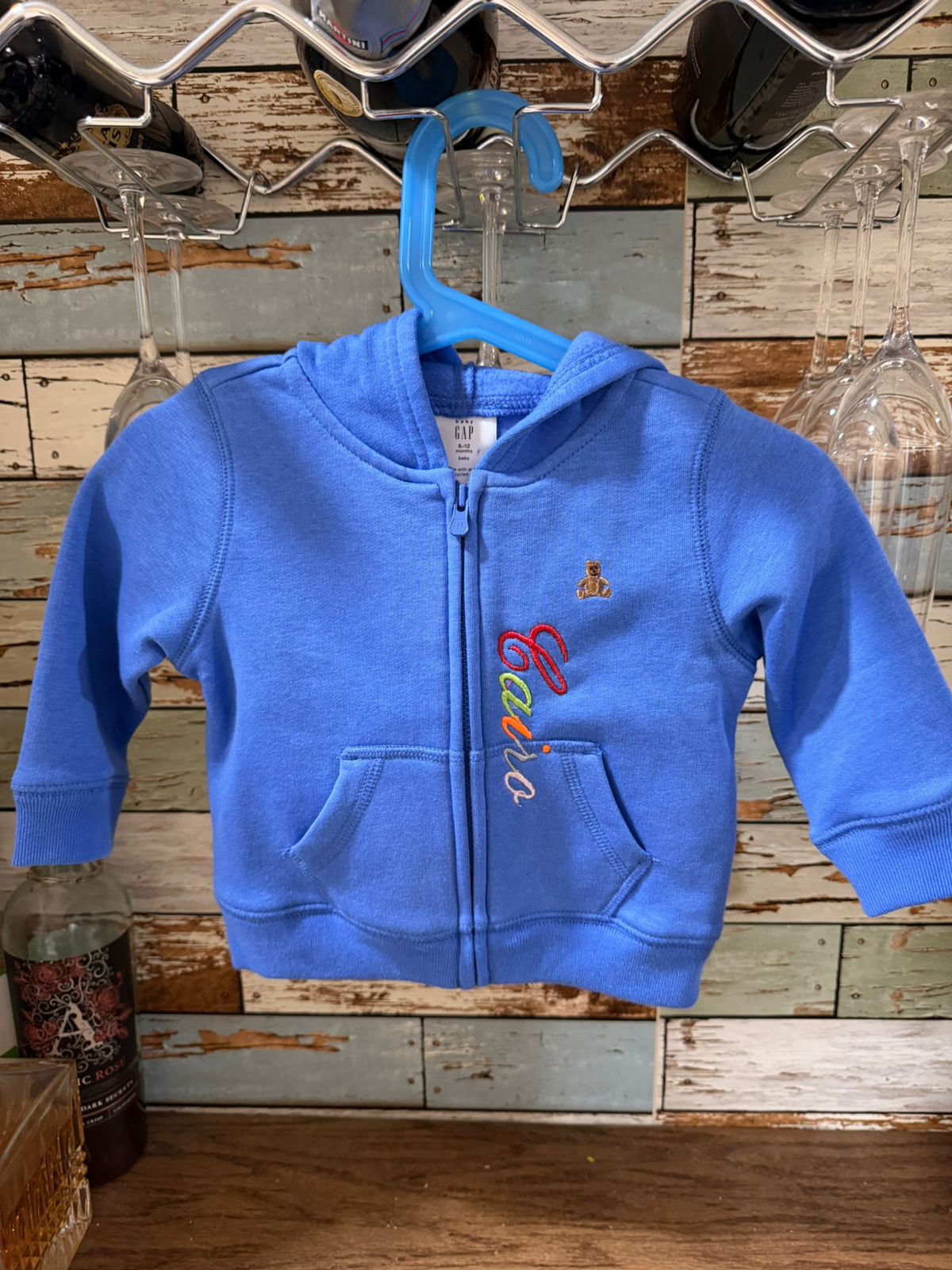 Personalized Baby Girl Zip-Up Butter Fleece Hoodie – Custom Name Infant Jacket (0–24 Months), Ultra-Soft Cozy Newborn & Toddler Hoodie, Warm Everyday Outerwear, Baby Shower Gift, First Birthday or Coming Home Outfit